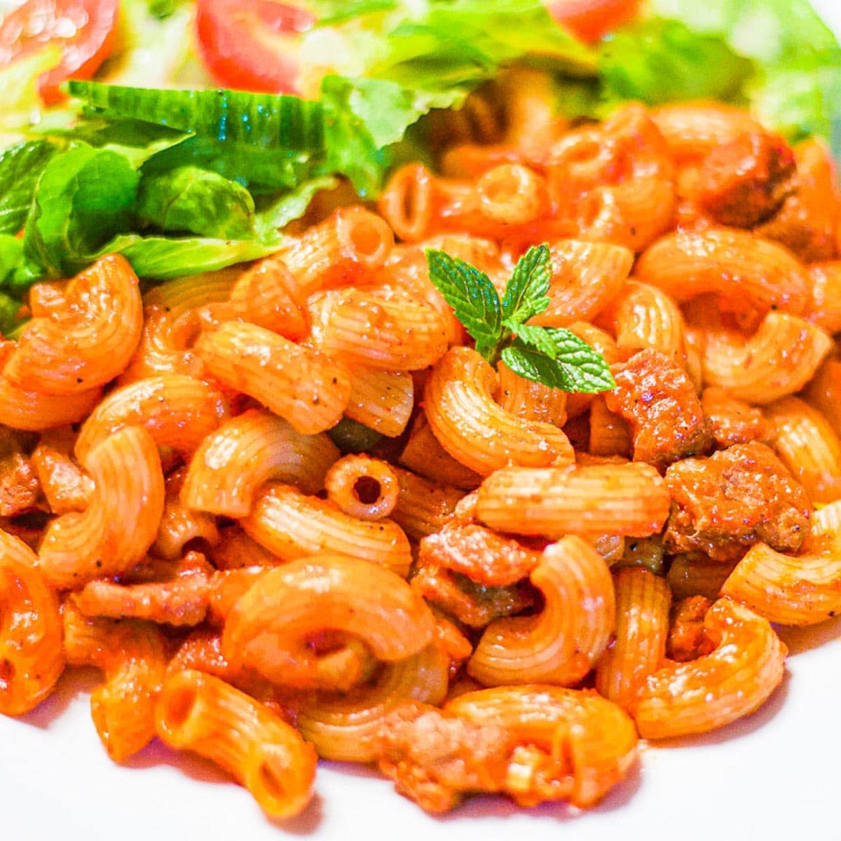 Red sause macaroni n.v